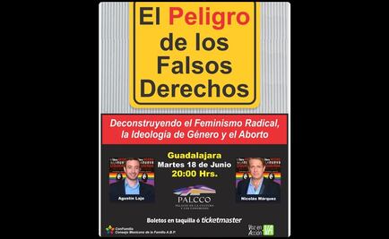 Conferencistas de ultraderecha acusan persecución de Conapred y feministas