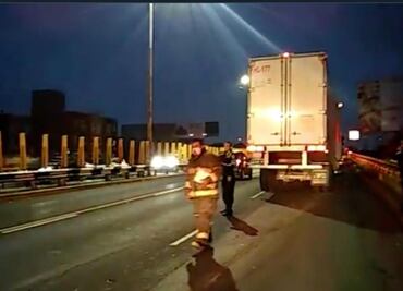 Se registra accidente vial en Circuito Interior