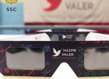 Reclusos venden lentes especiales para ver el eclipse solar