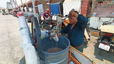 Calor dificulta trabajo en las calles de Tabasco