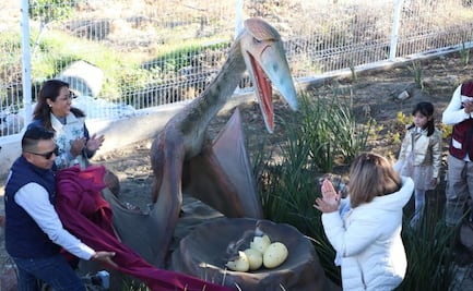 Los Reyes Magos llegaron a "Chimalpark"; el parque ya suma 19 dinosaurios de tamaño real