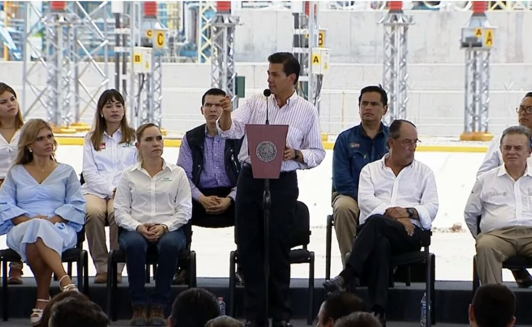 El Presidente dio el banderazo de inicio de pruebas de operación de la Central de Ciclo Combinado Empalme I. /Tomada de Presidencia