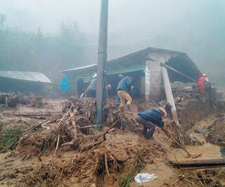 Suman 22 muertos por lluvias de "Eta" en Chiapas