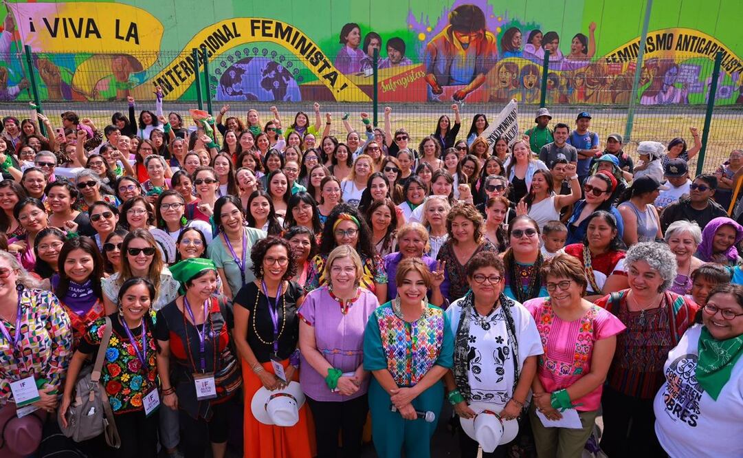 Mujeres feministas concluyen primer encuentro fundacional de Internacional Feminista / Foto: Twitter @IntFeministaIF