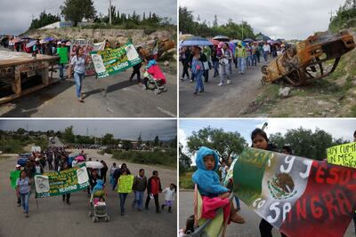 Marchan en Nochixtlán, a un mes de enfrentamiento