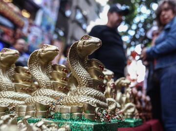 Cientos de personas celebran el año de la serpiente de madera; Barrio Chino de la CDMX se abarrota de gente