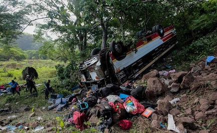 Autobús cae al abismo en Nicaragua; hay 16 muertos, la mayoría venezolanos