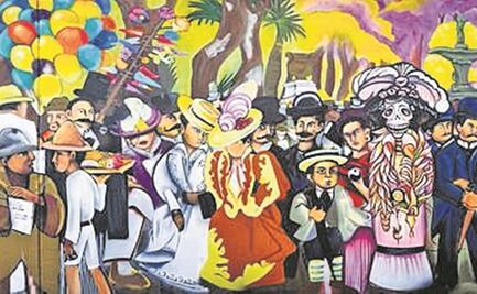Instalan mural réplica de Diego Rivera en Cuauhtémoc