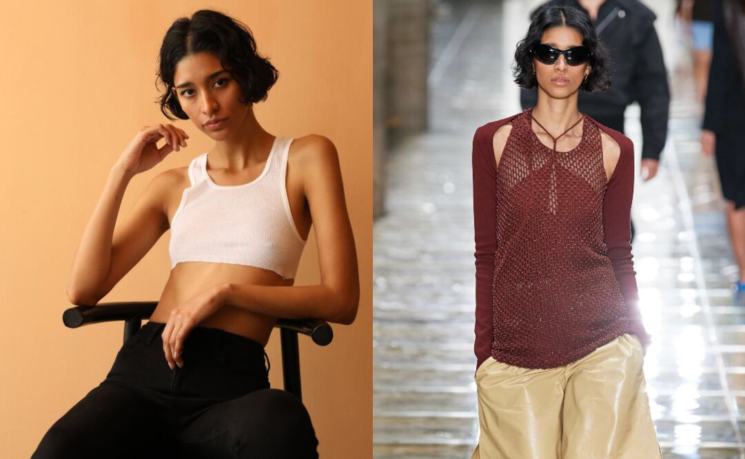 La modelo debutó en exclusiva para la marca Bottega Veneta. Foto: Cortesía 