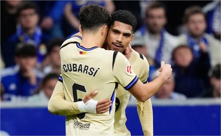 Barcelona remonta en Oviedo y no le pierde la pista al Real Madrid