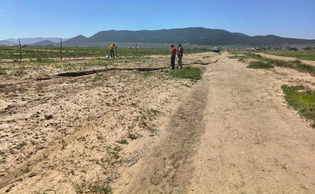 Aparece una grieta de 200 metros en Arteaga, Coahuila; investigan su origen.
Foto: Especial.