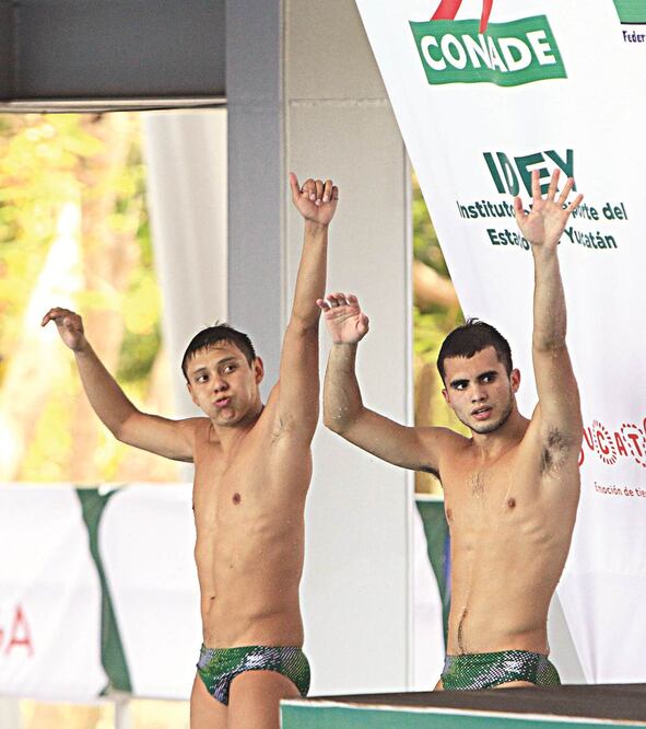 Sánchez y García dominaron la prueba de plataforma sincronizada Foto: EFE