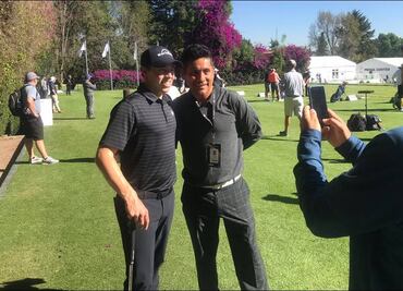 Jorge Campos se roba reflectores en el WGC México Championship