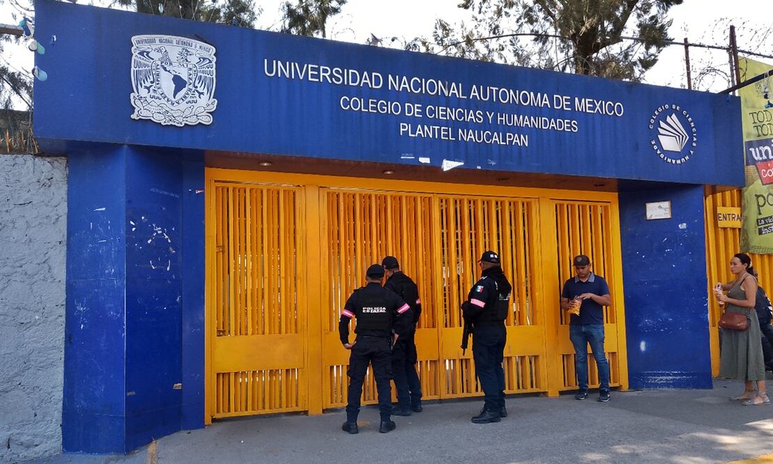 Se implementará en CCH Naucalpan la colocación de 64 cámaras de videovigilancia, botones de emergencia, arcos detectores de metales e instrumentos portátiles para detectar ingreso de armas (19 de marzo de 2025). Foto: Rebeca Jiménez/EL UNIVERSAL