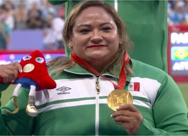 VIDEO: Así fue la premiación de Gloria Zarza tras ganar oro en los Juegos Paralímpicos de París 2024