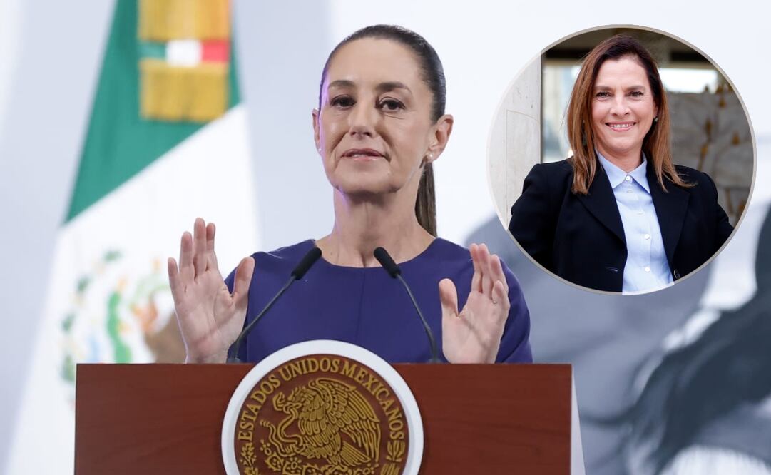 La presidenta Claudia Sheinbaum dijo que Beatriz Gutiérrez Müller tiene derecho a pedir la nacionalidad mexicana. Foto: Fernanda Rojas y AP