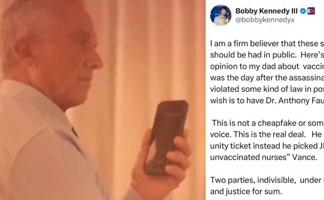 Kennedy Jr es un conocido antivacunas y señaló en el pasado que “las vacunas contra el Covid-19 son un crimen contra la humanidad”. Foto: Captura tomada de video