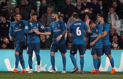 Real Madrid se impone al Betis con una lluvia de goles