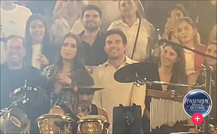 VIDEO: Checo Pérez es captado y ovacionado en un palenque durante concierto de Carlos Rivera