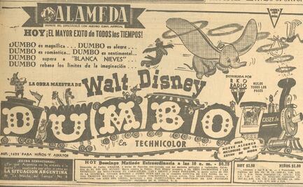 "Dumbo", el elefantito de orejas grandes, cumple 80 años