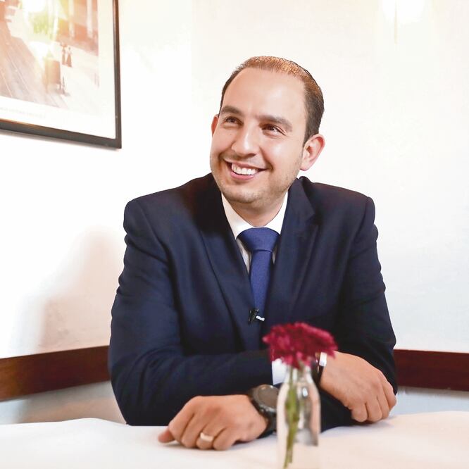 En la foto: Marko Cortés, Presidente electo del PAN/ IVÁN STEPHENS. EL UNIVERSAL