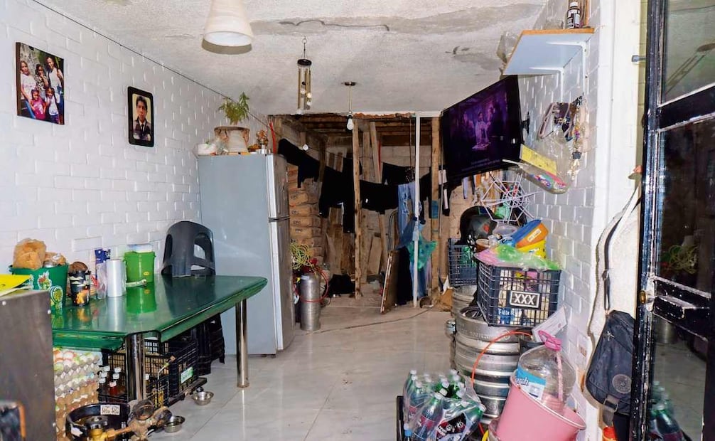 Maité está remodelando su casa, ubicada en la calle Lanceros de Oaxaca, con sus ahorros, porque, según contó, le pagaron muy poco por los daños. Foto: Osmar Alvarado / EL UNIVERSAL