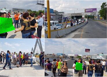 Continúan bloqueos por falta de pagos en Tabasco