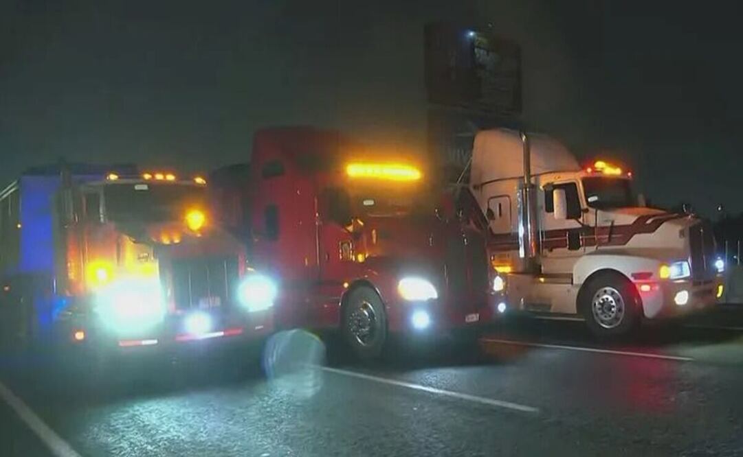 Transportistas en Edomex. Foto: Especial