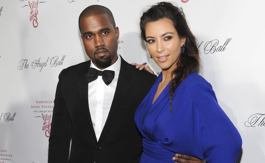 Kanye West y Kim Kardashian. Foto: Archivo 