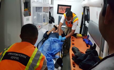 Brigadista que combate incendio sufre "golpe" de calor