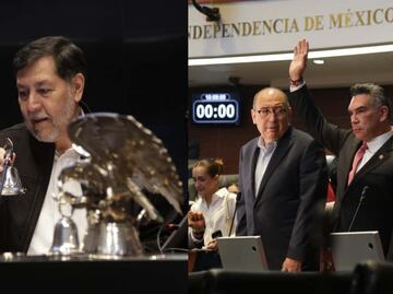 Inicia sesión en el Senado convocada por Noroña; "Alito" Moreno se hace presente