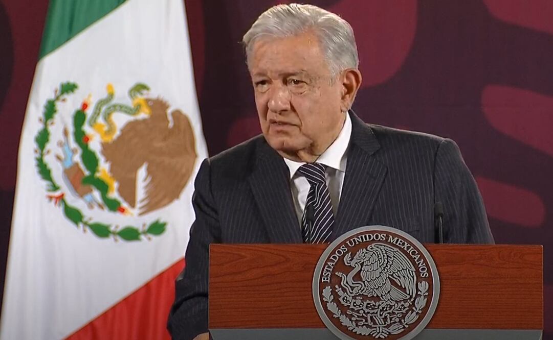 López Obrador en su conferencia del 15 de mayo en Palacio Nacional. Foto: Especial