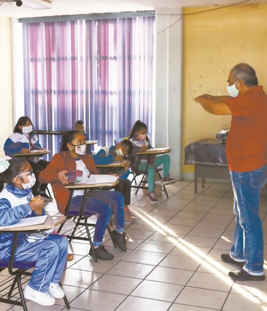 Raúl “ya quería tener las clases en la escuela”