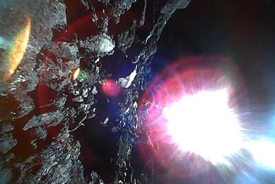 Difunden primer video grabado desde un asteroide