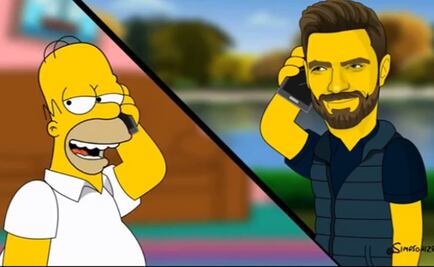 Julián Gil se convierte en un miembro de Los Simpson