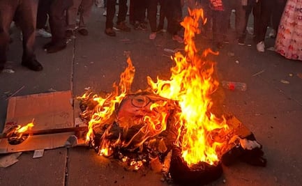 "No me parece que sea correcto": Sheinbaum condena quema de figura de la ministra Norma Piña