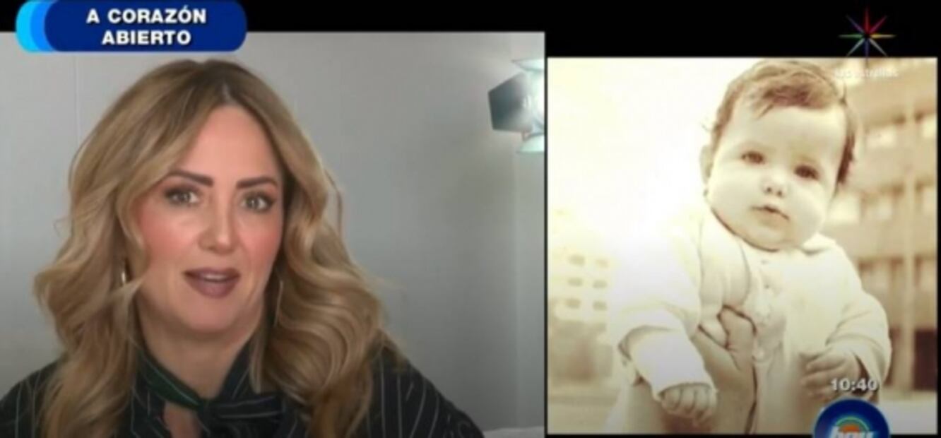 Andrea Legarreta llora al recordar momento de su infancia