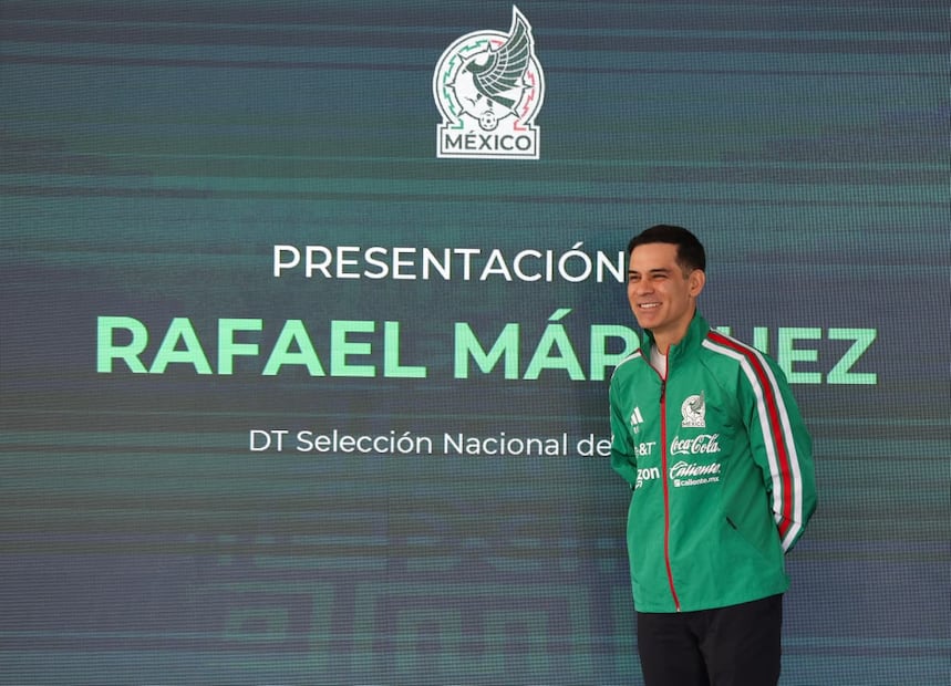 Rafael Márquez, durante su presentación como director técnico de la Selección Mexicana - Foto: Carlos Mejía | EL UNIVERSAL