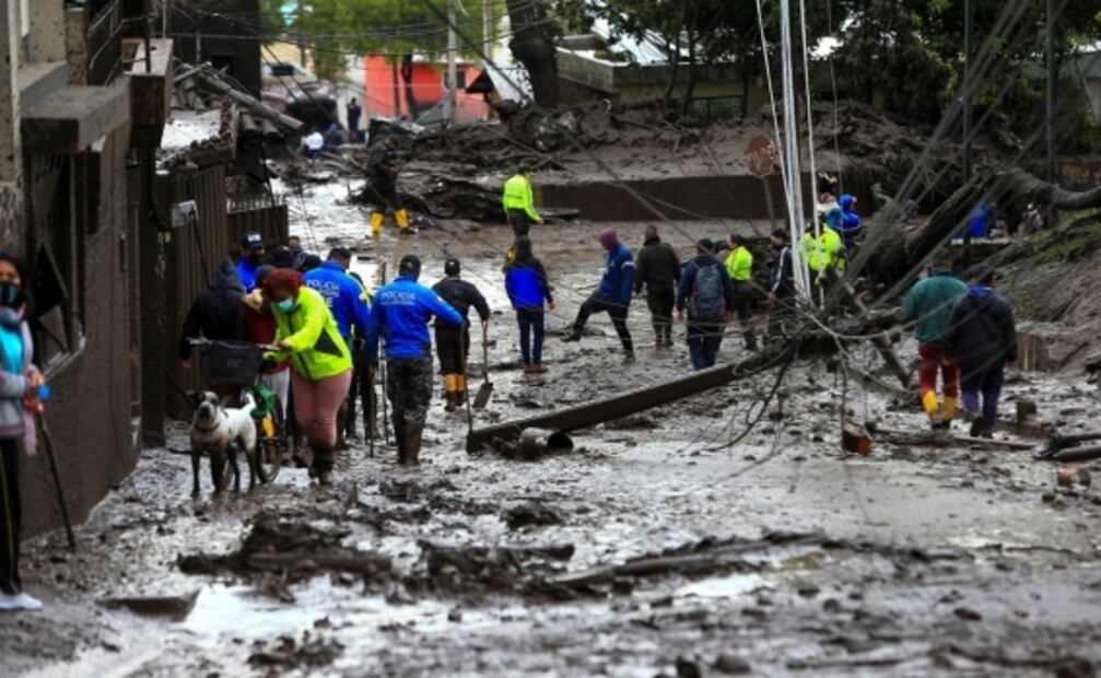 Al menos 14 muertos tras aluvión en Ecuador