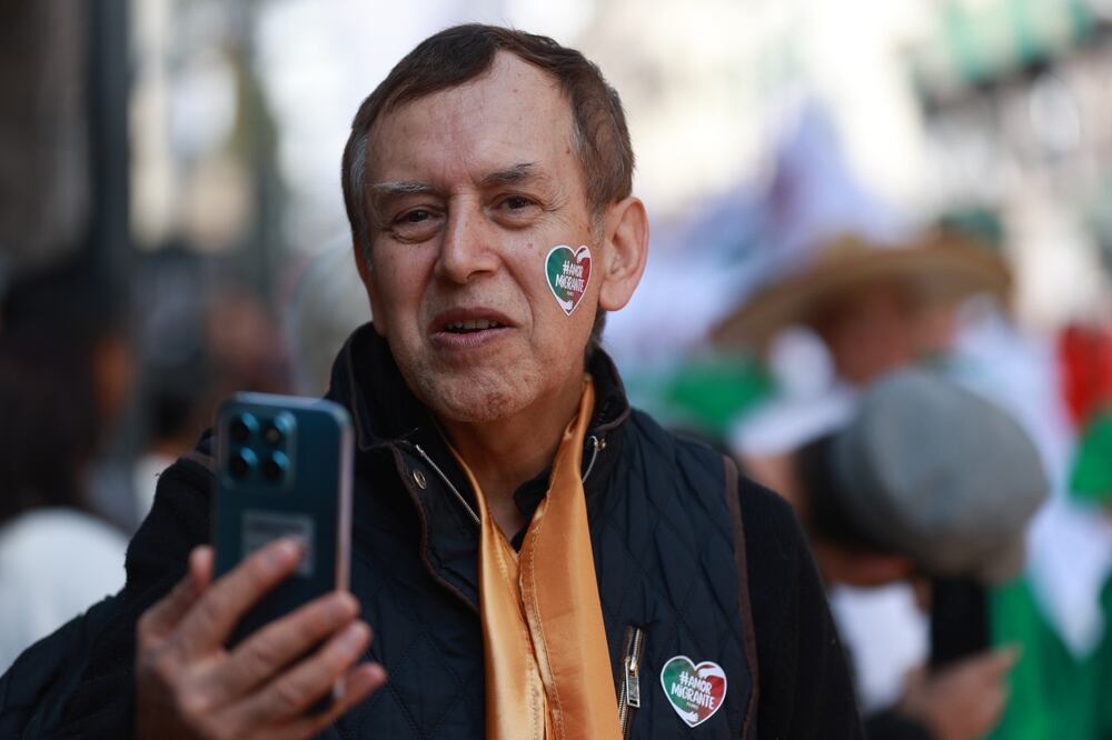 El Subsistema de Educación Comunitaria PILARES realizó un Flashmob este 14 de febrero titulado “Amor Migrante”. (Foto: Fernanda Rojas/ EL UNIVERSAL)
