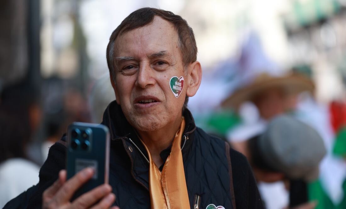 El Subsistema de Educación Comunitaria PILARES realizó un Flashmob este 14 de febrero titulado “Amor Migrante”. (Foto: Fernanda Rojas/ EL UNIVERSAL)