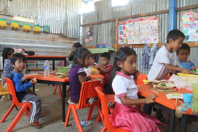 Trabaja Kínder en Ixtlahuaca casi a la intemperie