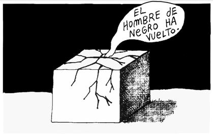 “El Hombre de negro”, de Helio Flores, vuelve a las andadas en nuevo libro