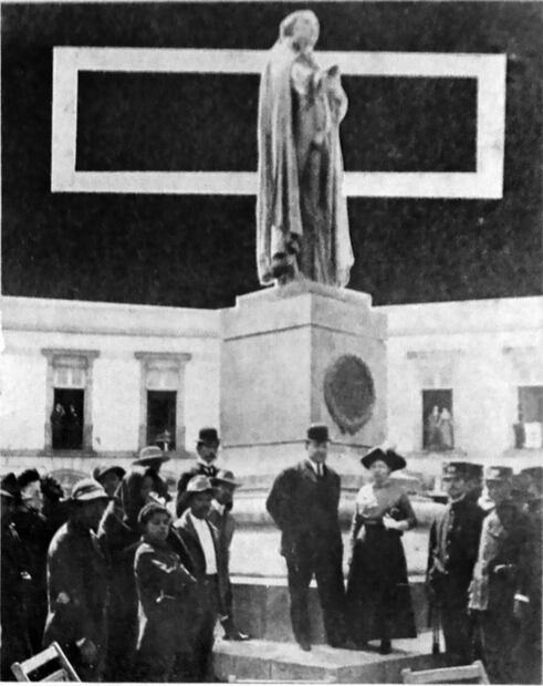 Washington en la capital, símbolo de amistad