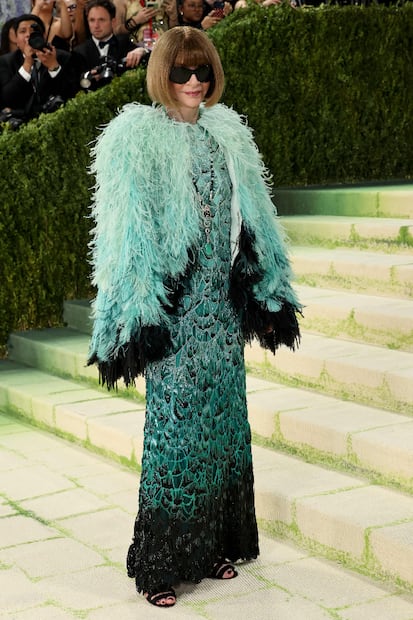 Anna Winour, anfitriona de la Met Gala. Foto: AFP