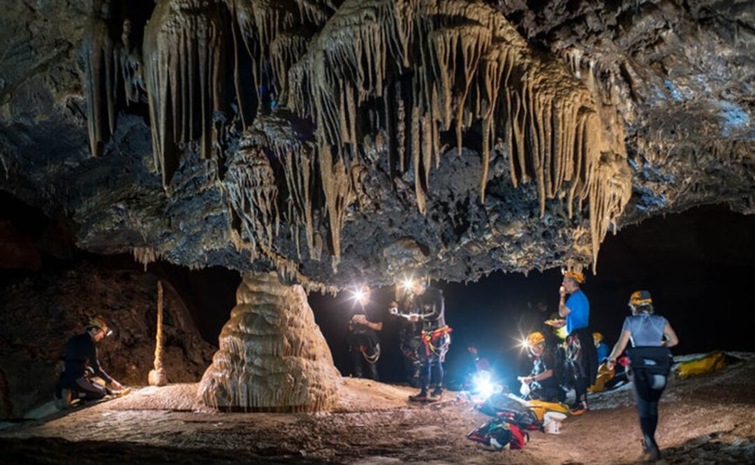 El lugar elegido para esta misión fueron Las cuevas de Cerdeña que sin duda parecen de otro planeta. FOTO: Cortesía ESA