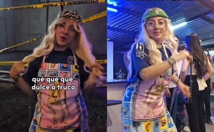 Tiktoker se viraliza tras usar polémico disfraz de Karla Panini en fiesta de Halloween