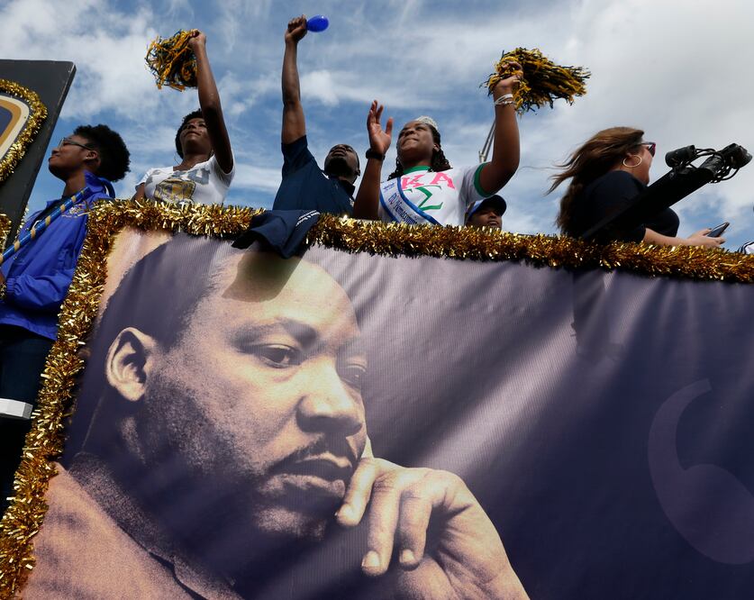 La celebración del Día de Martin Luther King Jr. se realizaba en Liberty City (Foto: AP)