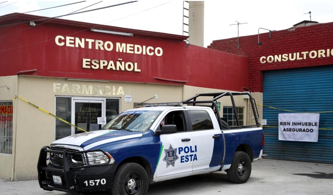 Fiscalía de Tamaulipas asegura clínica relacionada con el secuestro de los estadounidenses. Foto: Valente Rosas/EL UNIVERSAL