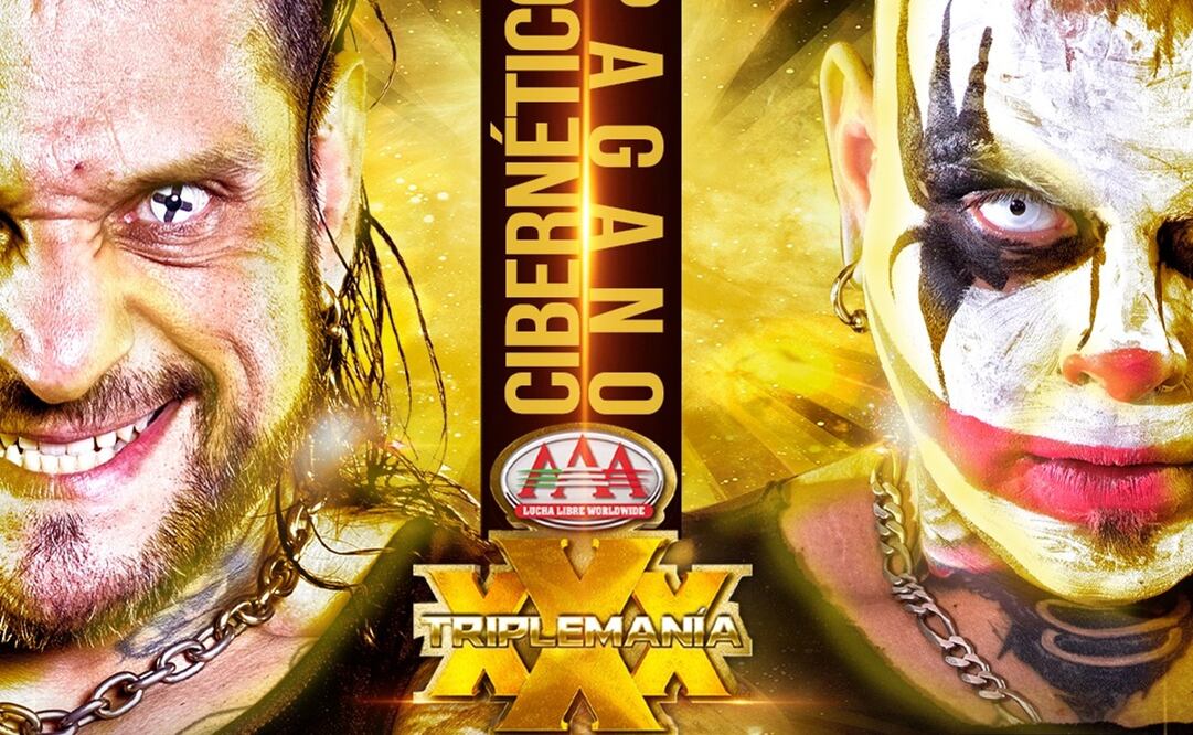 Cartel oficial de Triplemanía XXX - FOTO: Twitter @luchalibreaaa